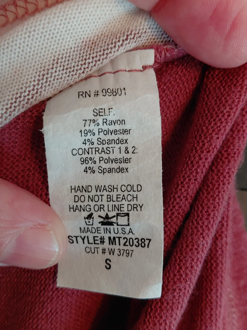 My Story Mauve & Beige Colorblock Zebra Print Sweater #2397